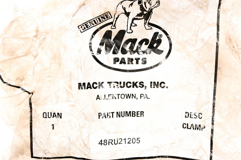 Mack 48RU21205 4" Clamp NOS
