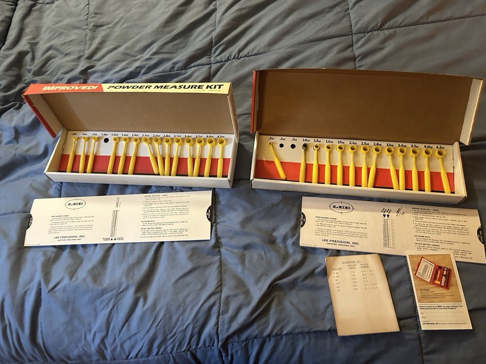 2 Lee Precision Powder Measure Kit