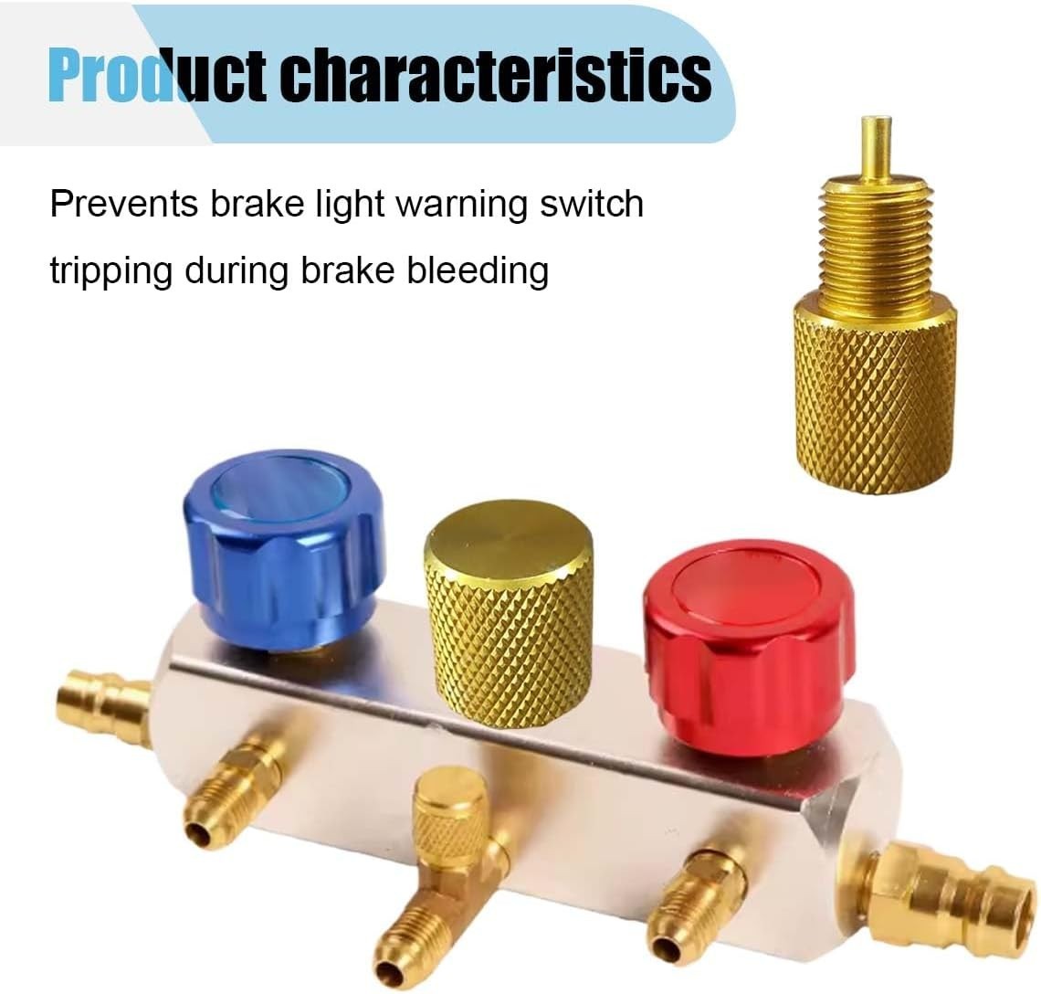 Brake Proportioning Valve Bleeder Tool, Tool Gold