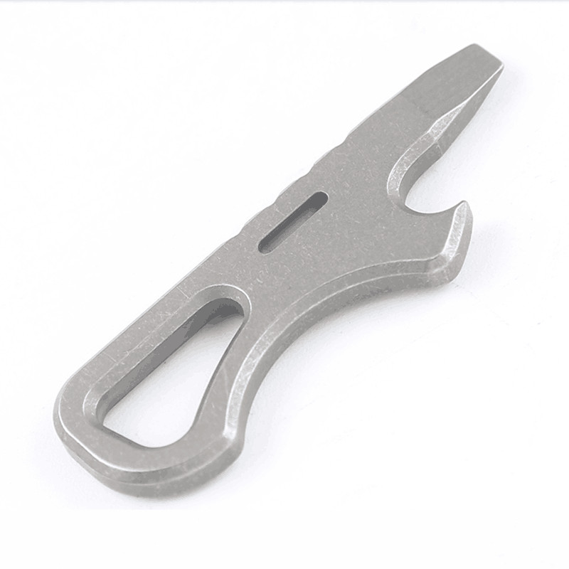EDC Solid Titanium Alloy Multi Tools Pry Bar Pocket Crowbar Opener Screwdriver