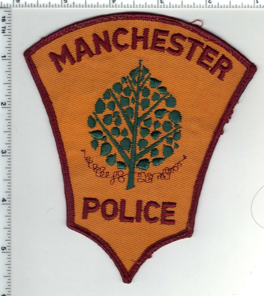 Manchester Police (Connecticut)  Uniform Take-Off Shoulder Patch
