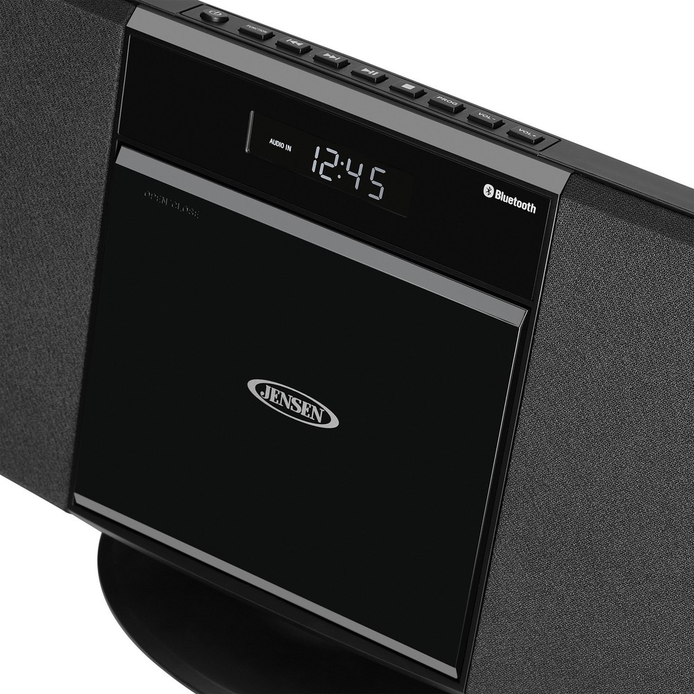 JENSEN® Bluetooth® Wall-Mountable Music System with CD Player and AM/FM Radio, J