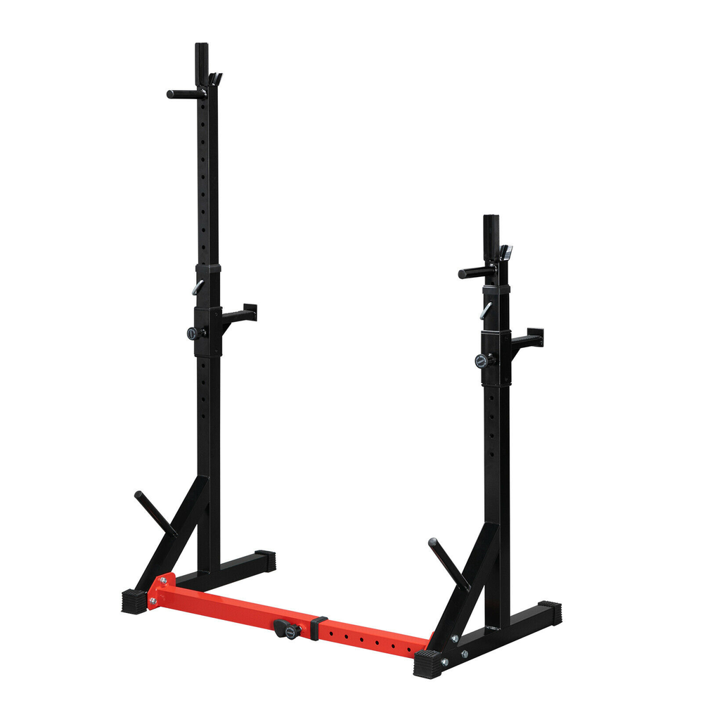 Multi-function Home Fitness Adjustable Barbell Stand Squat Bench Press Trainer