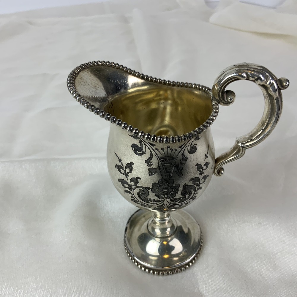 Barbour Silver Co. Quadruple - Etched #333 - Creamer