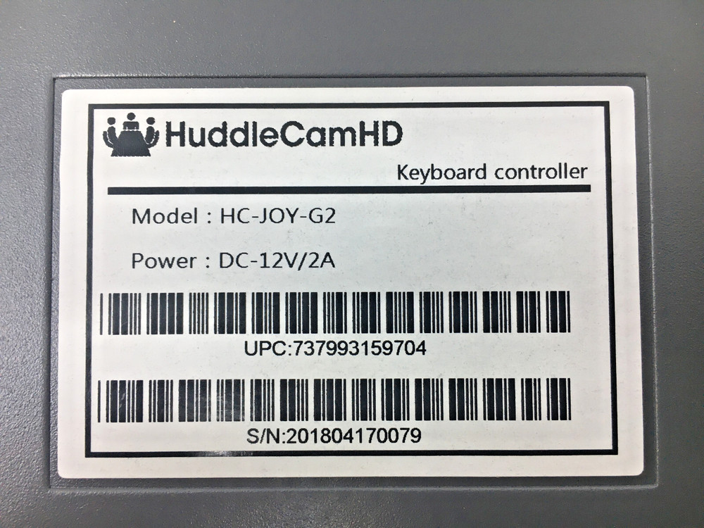 HuddleCamHD HC-JOY-G2 Second Generation Keyboard, Joystick Controller
