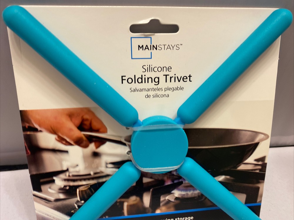 Folding Trivet Silicone No Slip Space Saver