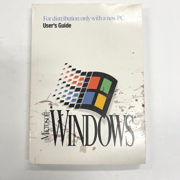 1993 Microsoft Windows Guide System 3.1 for Distribution with Computer Purchase