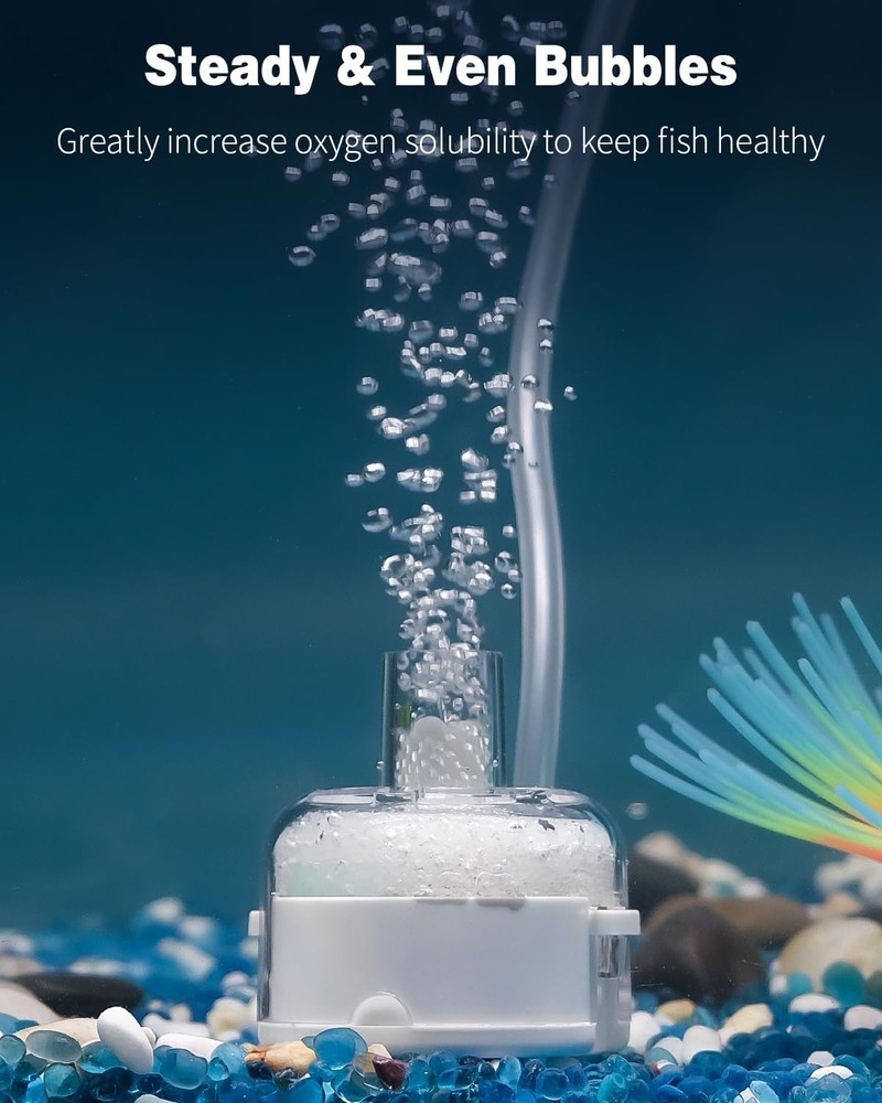 Pawfly Mini Aquarium Sponge Filter, Small Fish Tank Internal Filter