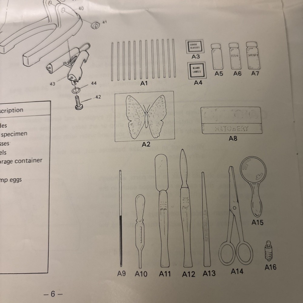 Sears Microscope Set Vintage