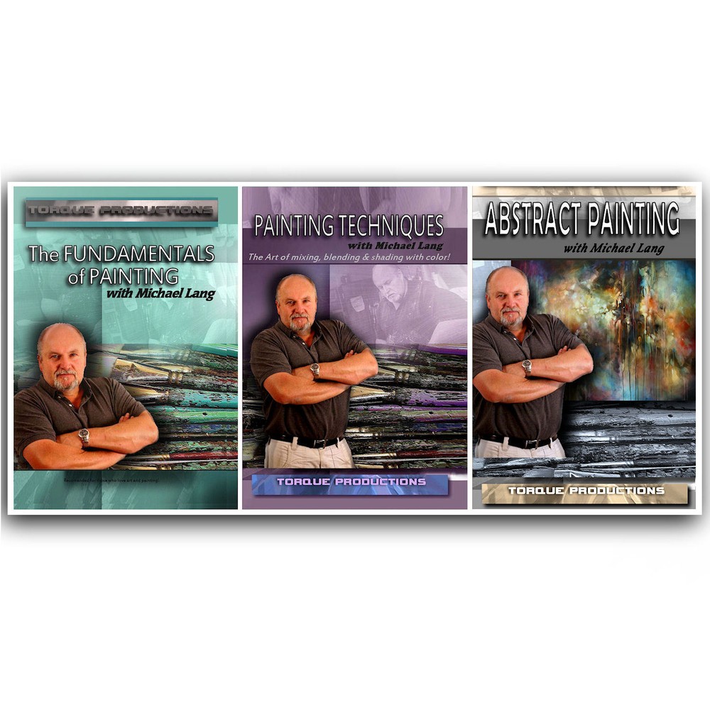 Painting Instruction DVDs set by Mix Lang