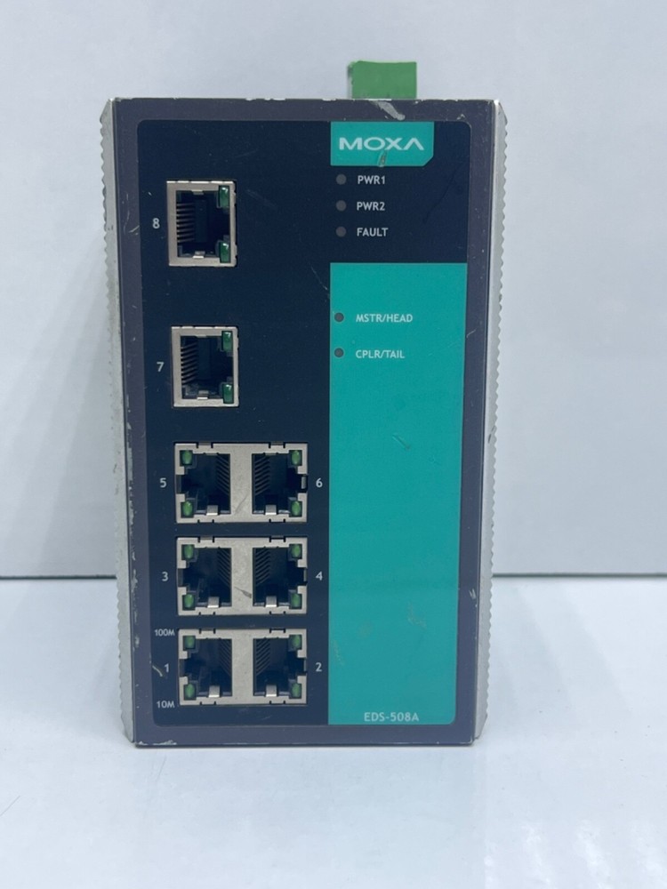 MOXA EDS-508A-T ETHERNET SWITCH 8 PORT