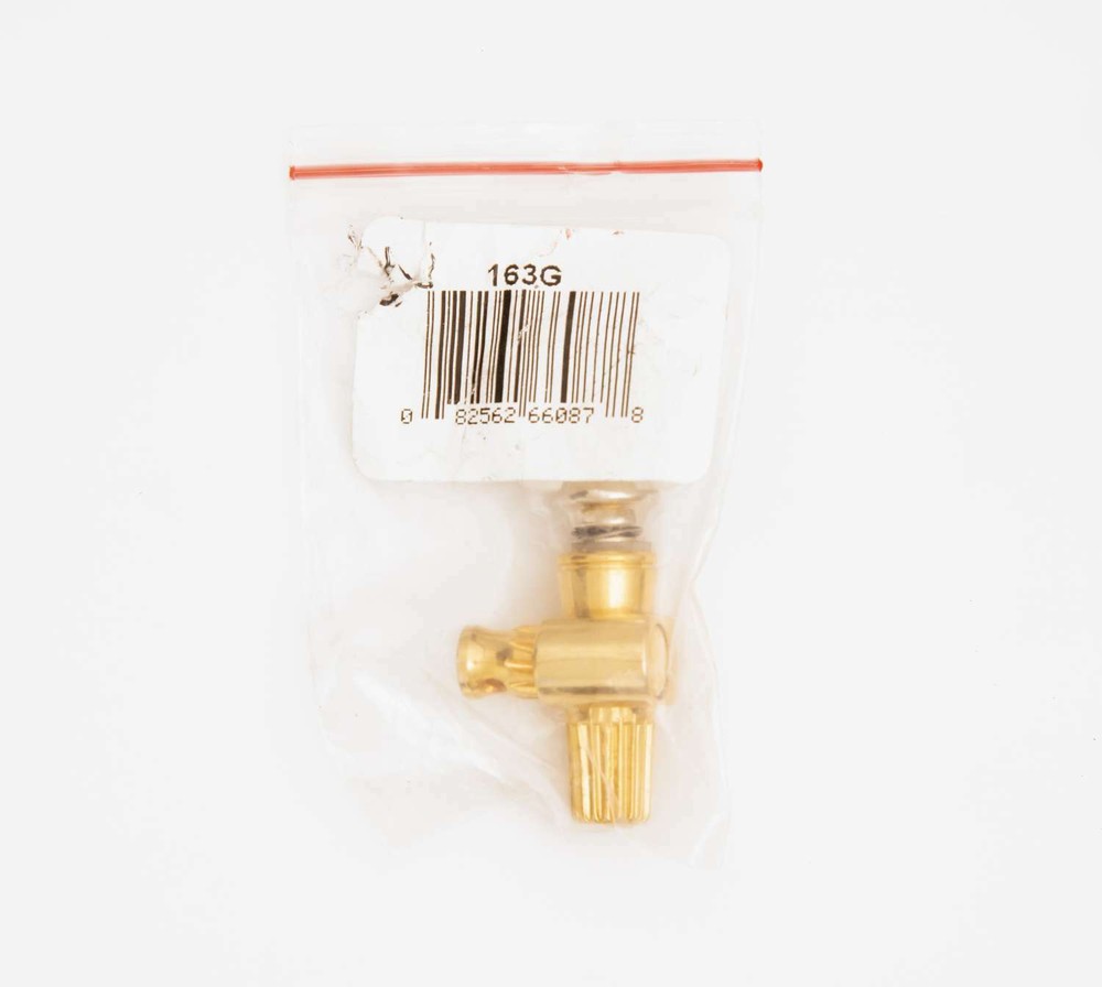 Genuine Grover Banjo Geared 5th Peg Gold Square Pearloid Button