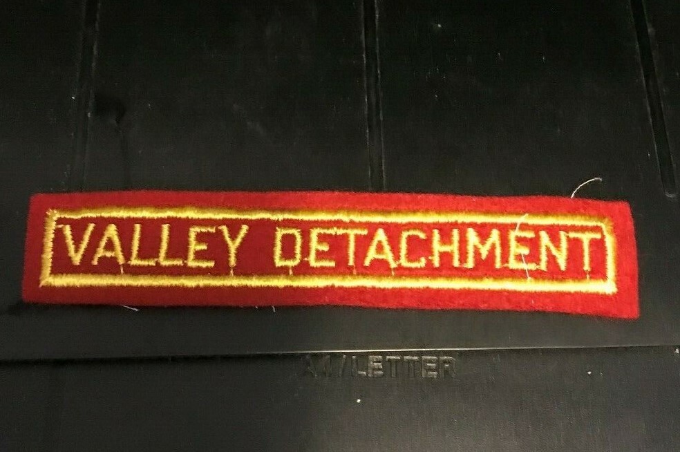 Retired Patch: Valley Detachment, Atlanta, GA.. Corrections Department Patch