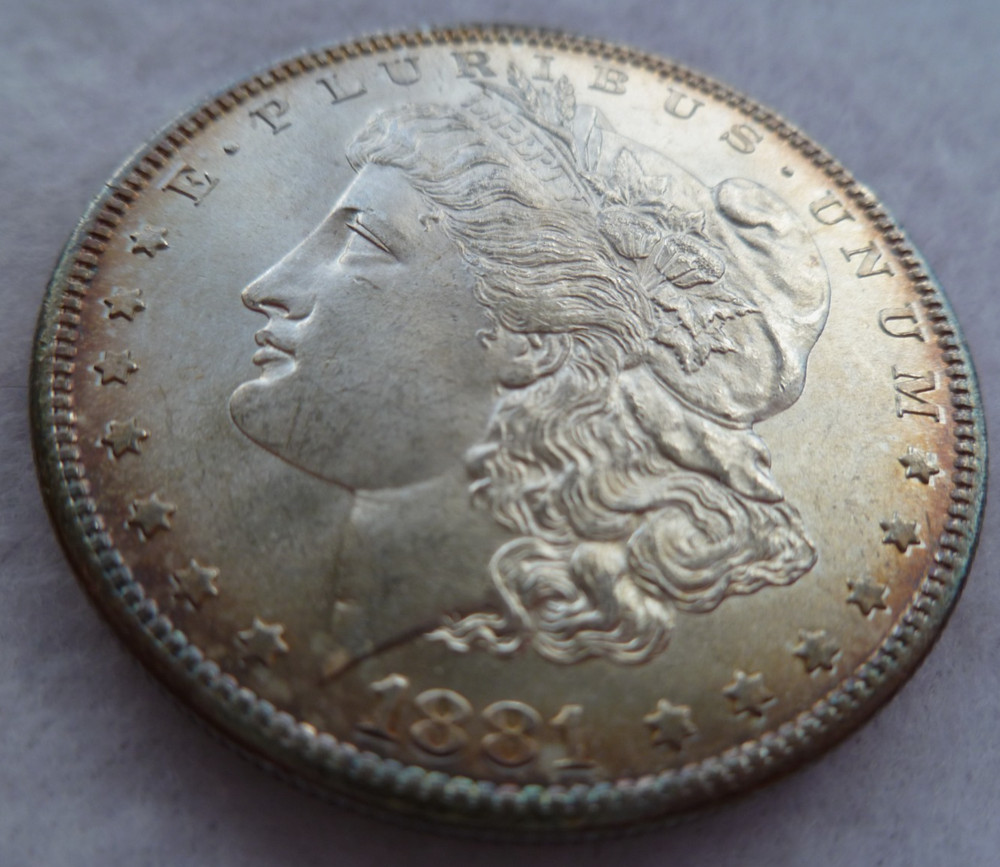 1881-S Morgan Silver Dollar UNC