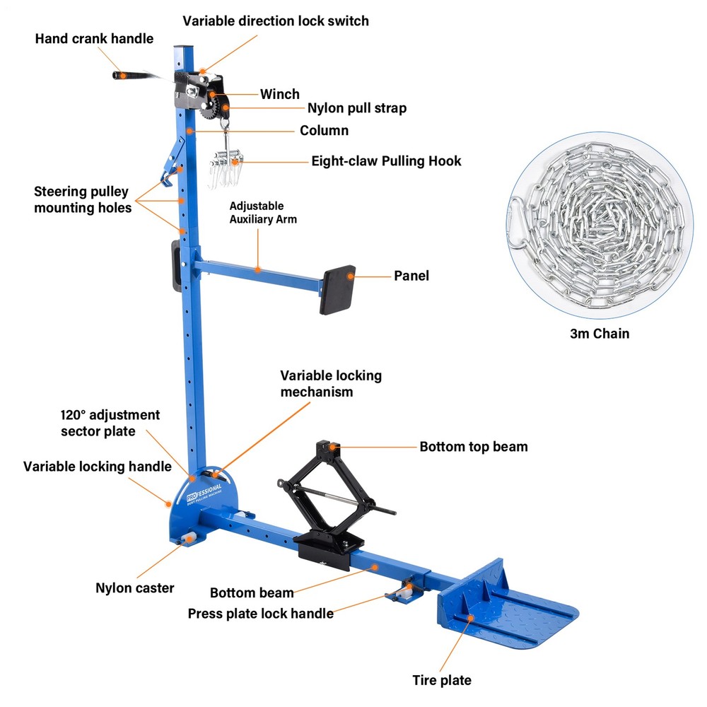 Car Body Tools Dent Pulling Systems Machine Car Repair Dent Repair Puller US