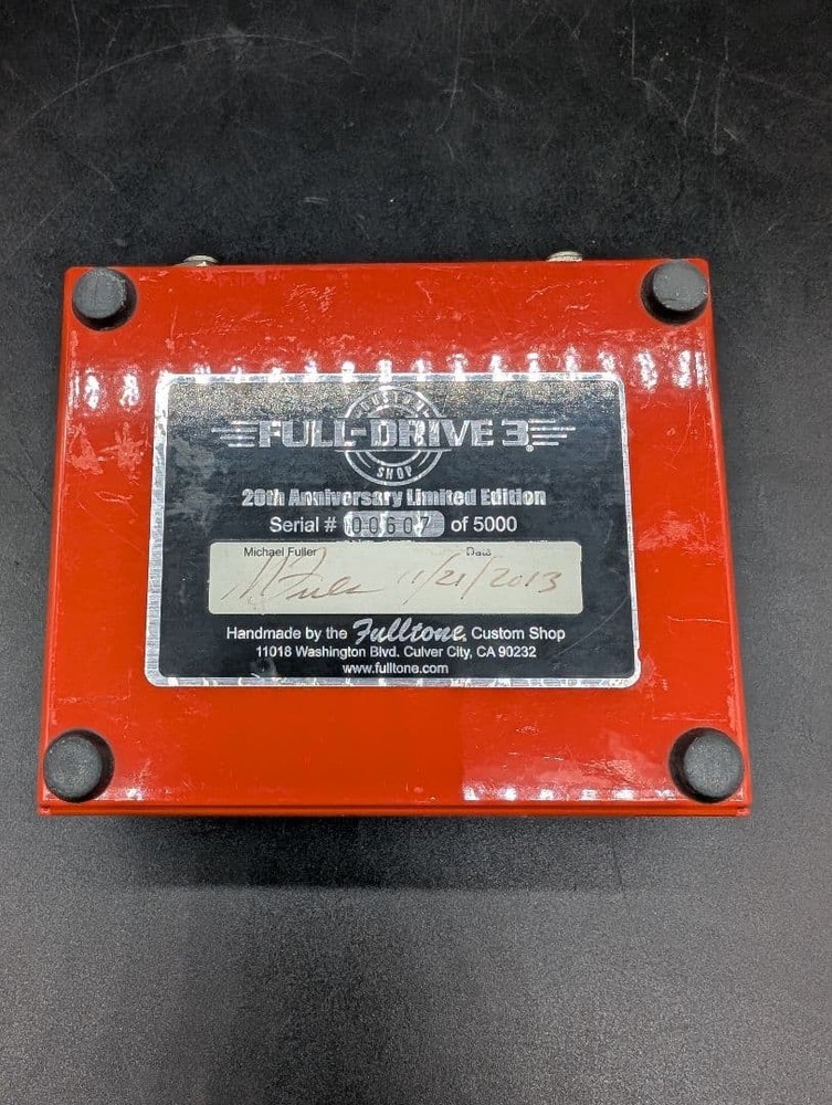 Fulltone FULL-DRIVE 3 20th Anniversary Edition