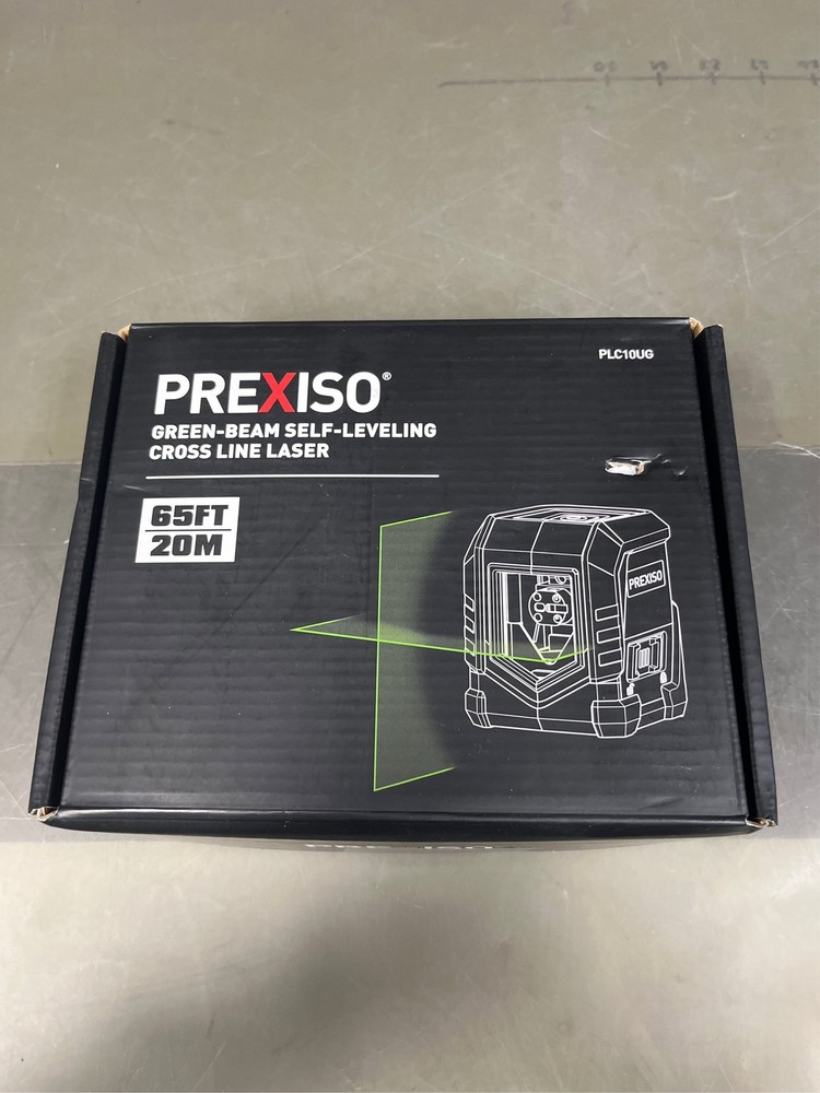 PREXISO Laser Level with Tripod, 65Ft Self Leveling Cross Laser Level, PLC10UG