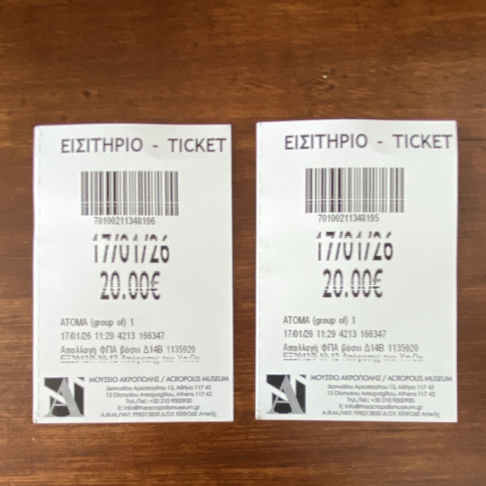 Acropolis Museum Athens Classical Entry Tickets White 17 Jan 2026 11:29 AM