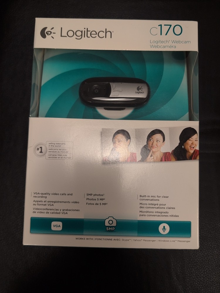 Logitech C170 Web Cam - Black