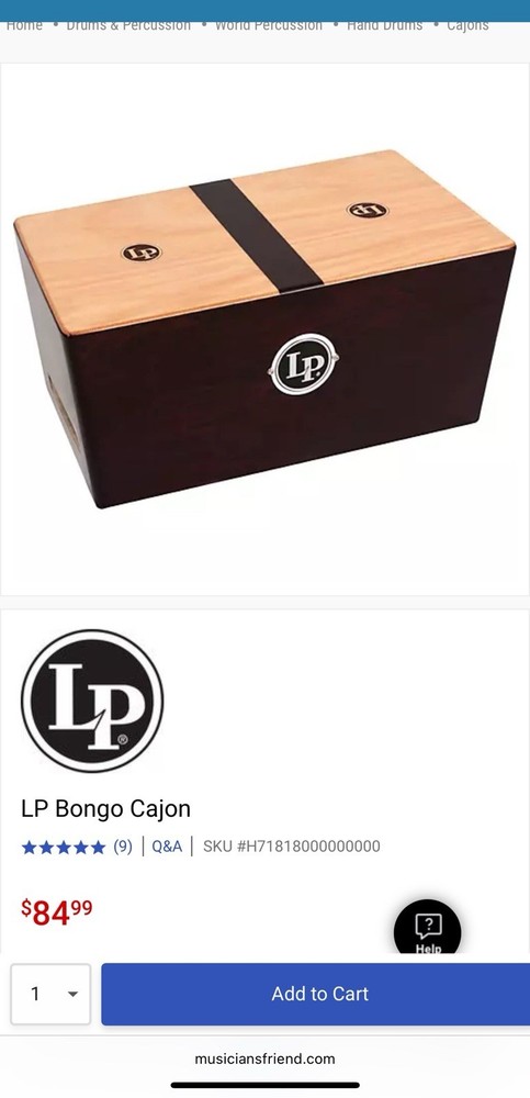 LP Bongo Cajon