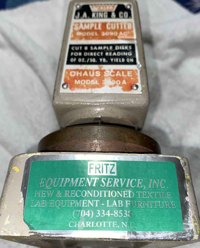 J.A. KING CO Mechanical Sample Cutter MODEL 3090AC