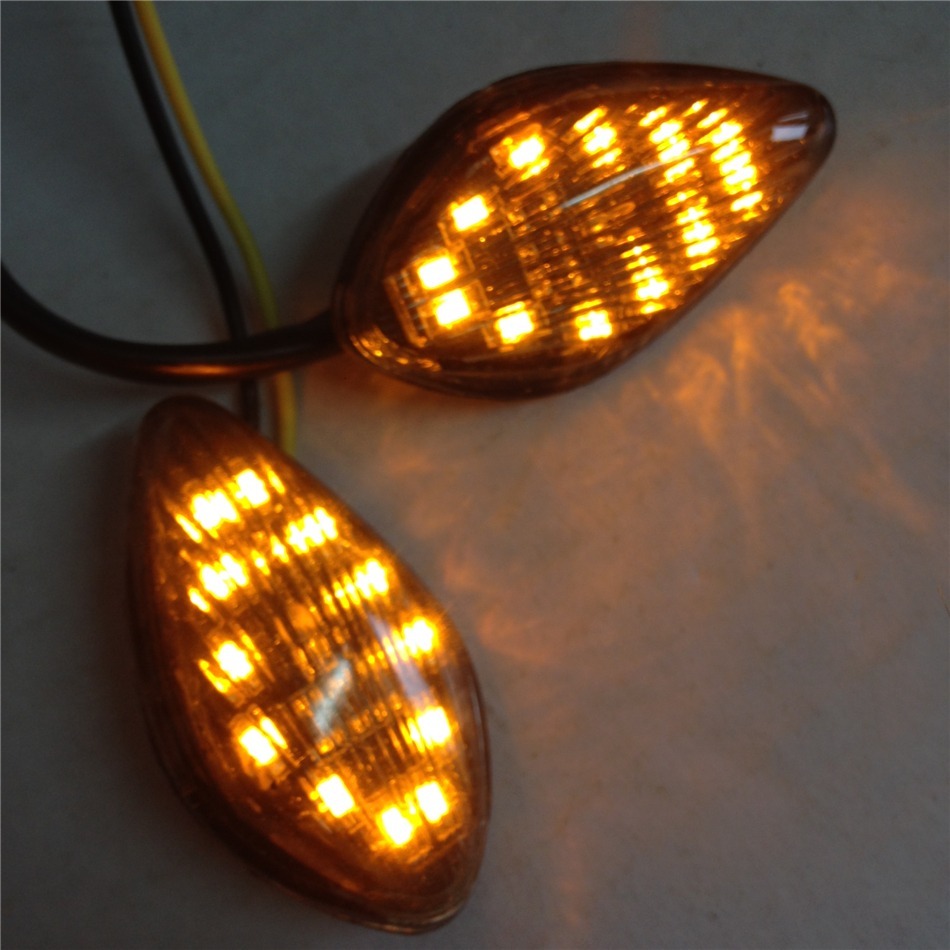 Clear LED Flush Mount Turn Signal for HONDA CBR 1000RR 2004 2005 2006 2007