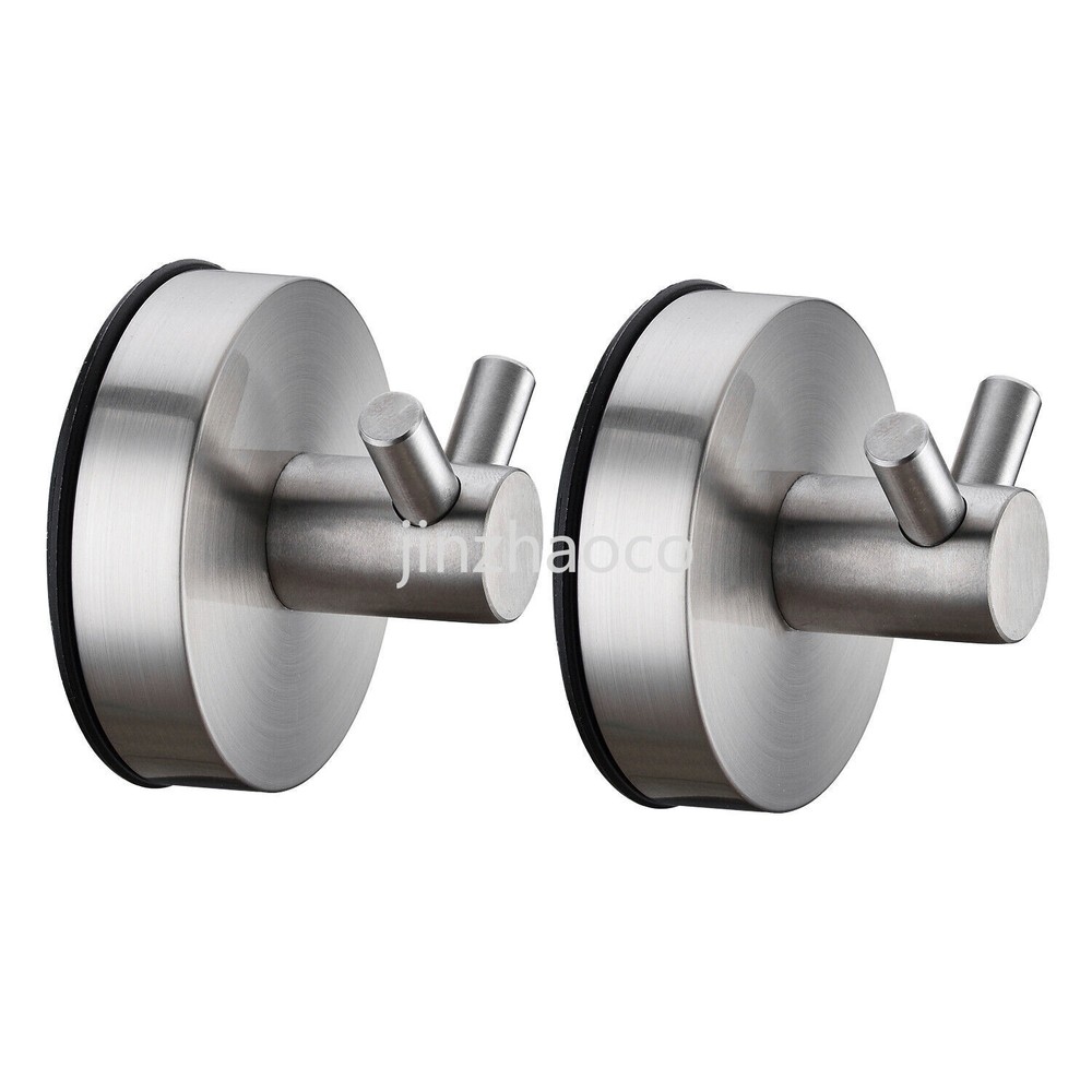 2/4PCS Key Hooks Robe Hook Suction Cup Sucker Towel Bathroom Kitchen Wall Hook