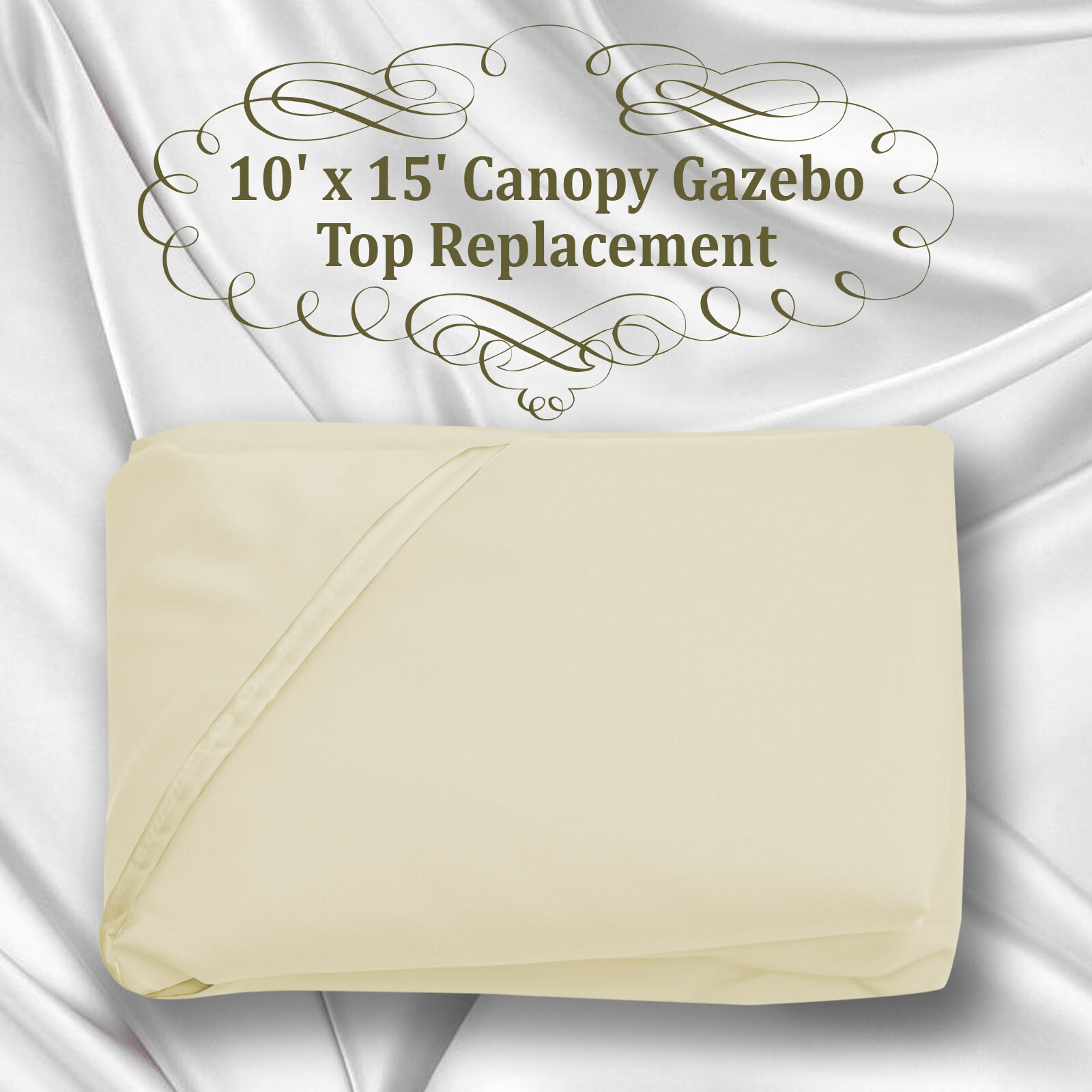 10'x15' American Style Gazebo Replacement Canopy Cover