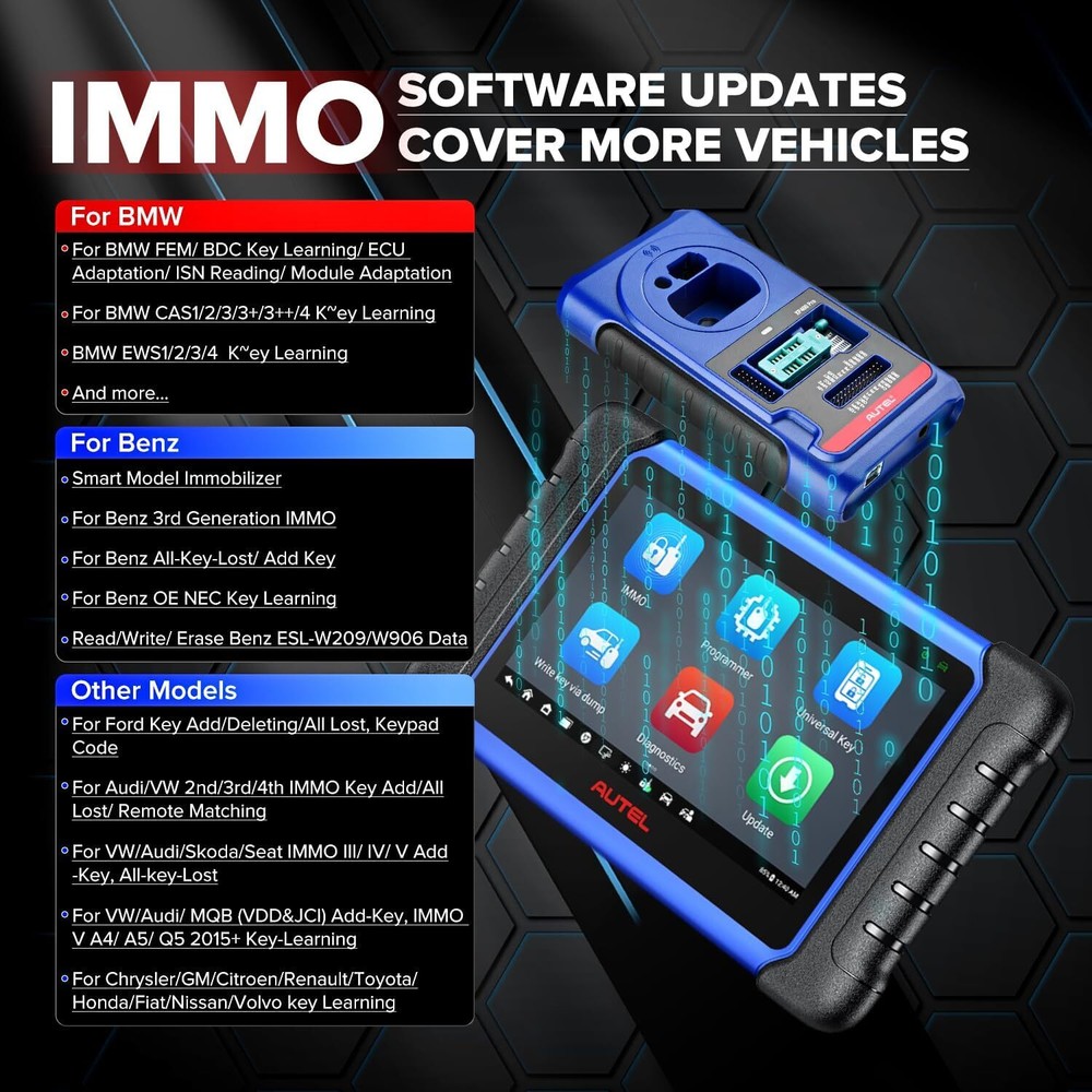 Autel MaxiIM IM508S XP400 PRO IMMO K~ey Programming Tool Auto Diagnostic Scanner