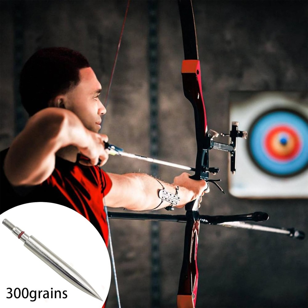 Archery Field Points Practice 300gra", 300gr-silver