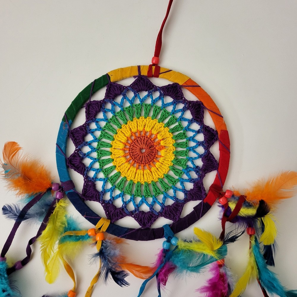 Rainbow Dream Catcher Dreamcatcher Wall Hanging