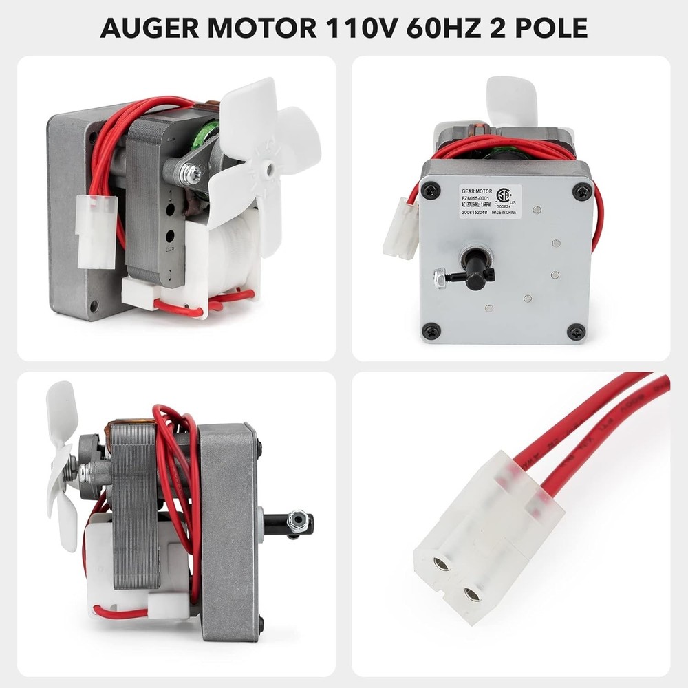 Durable Replacement Auger Motor - Pit Boss Grill=