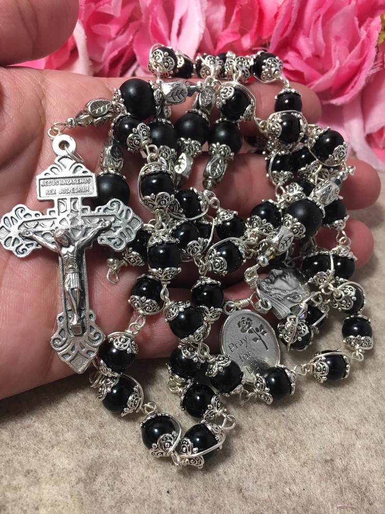 Unbreakable Rosary | St. Padre Pío/St Christopher Rosary | Handmade