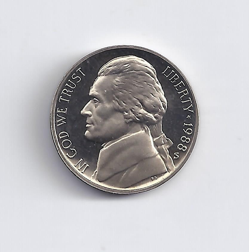 1988-S  PROOF NICKEL