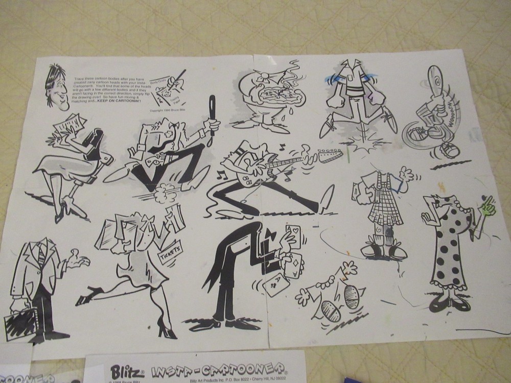 Blitz Insta-Cartooner Kit (Bruce Blitz) (See Description)
