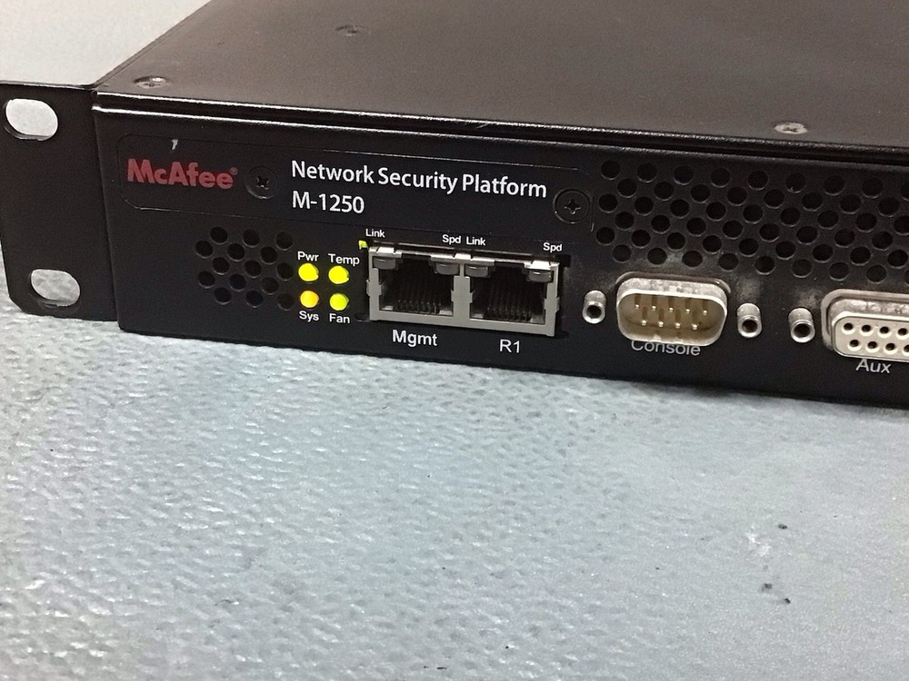 Network Security Platform M-1250 Untested AS IS - McAfee security appliance