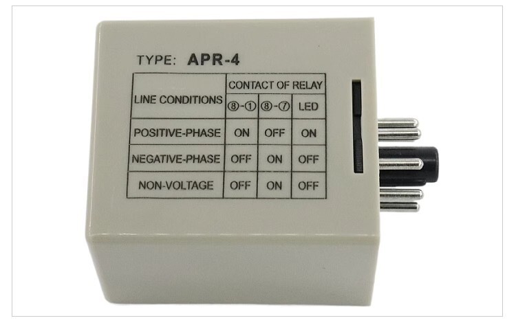 1PCS  APR-4 380V 10A Phase Sequence Protection Relay