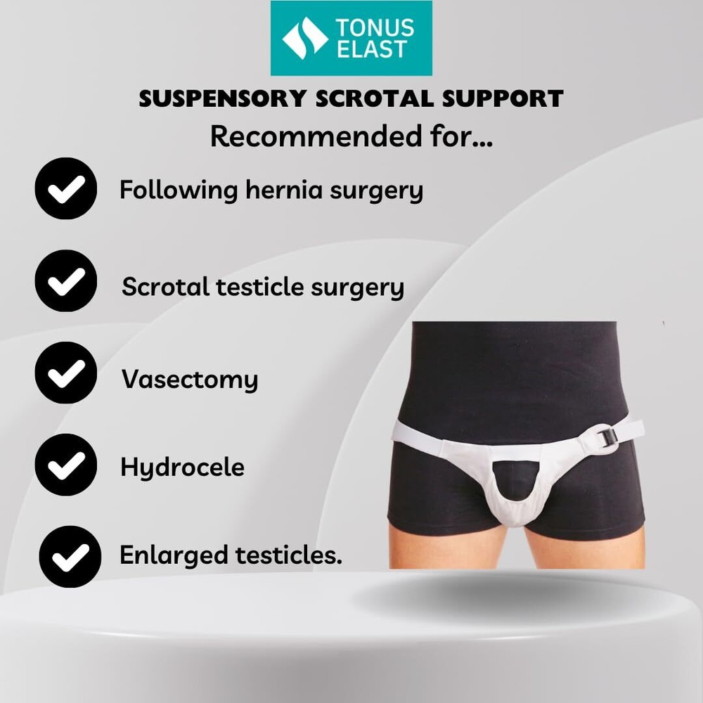 Suspensory Scrotal Support - Large