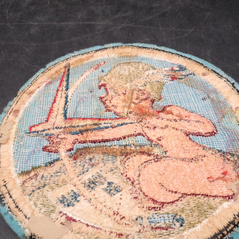 WW2 US Army AIR CORPS 13TH Ferry Squadron ORIGINAL 5" Edge Cut Wool Jacket Patch