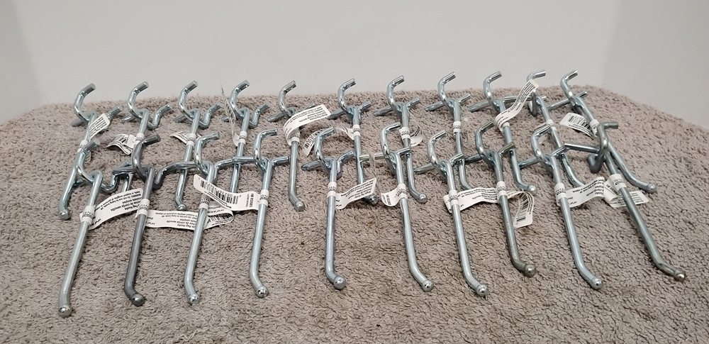 21 NEW Hardware Essentials by HILLMAN model.852683 Single Pegboard Hook/1/4"x4".