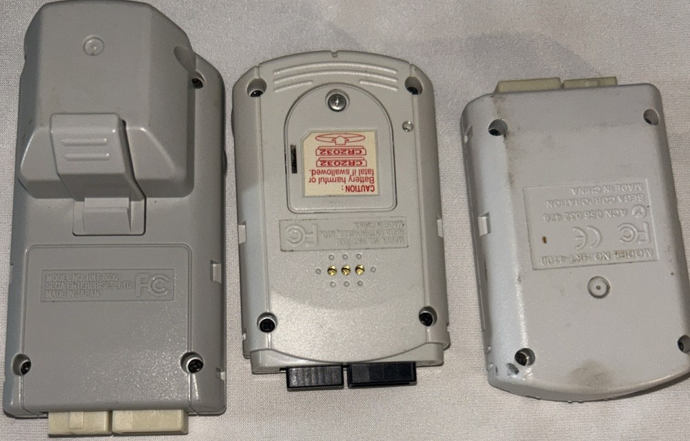 dreamcast visual memory unit + 4x Memory Card+vibration Pack