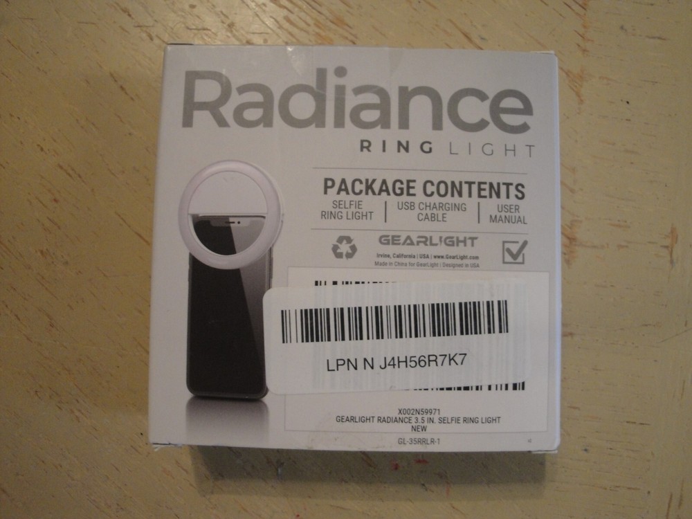 Gearlight Radiance Ring Light 3 Lighting Modes #E23