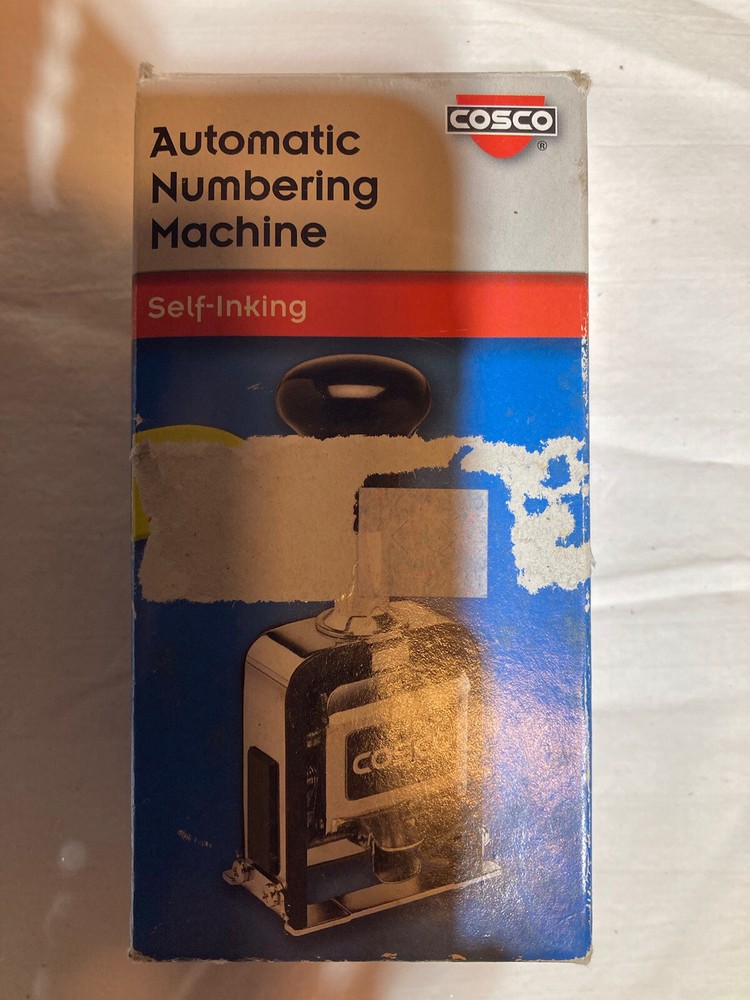 mechanical numbering machine