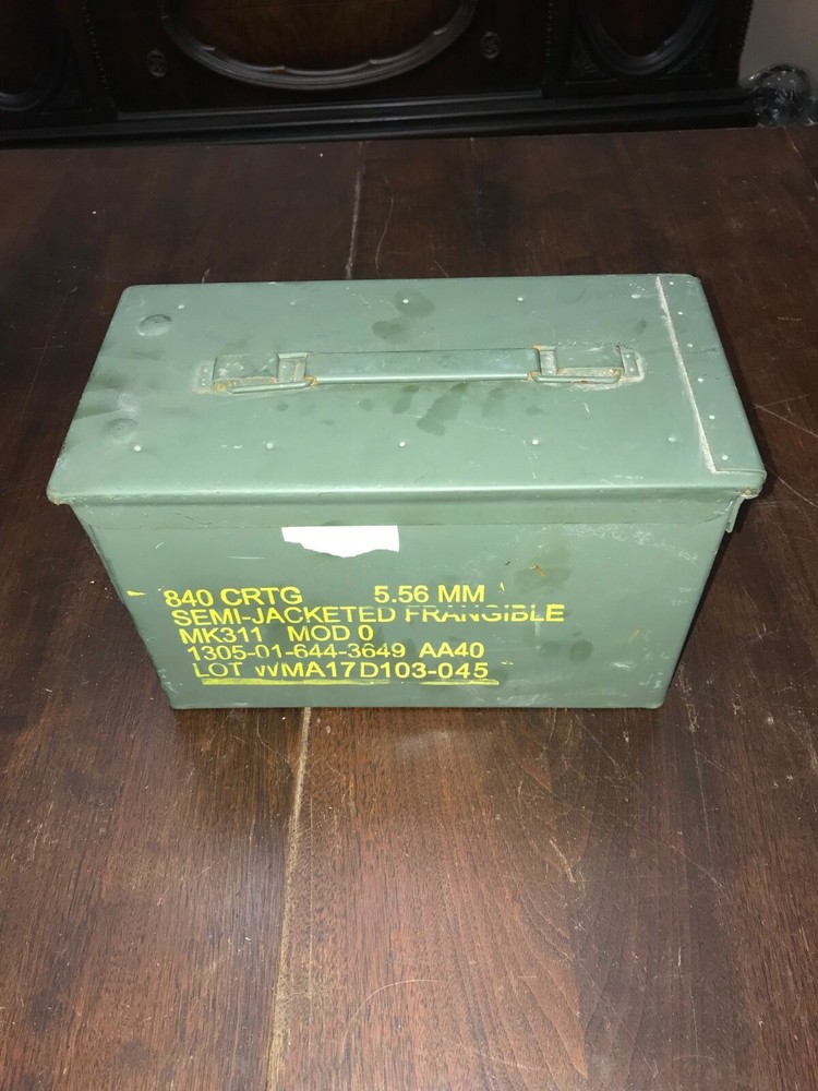 4 PACK 50 Cal M2A1 AMMO CANS in good shape