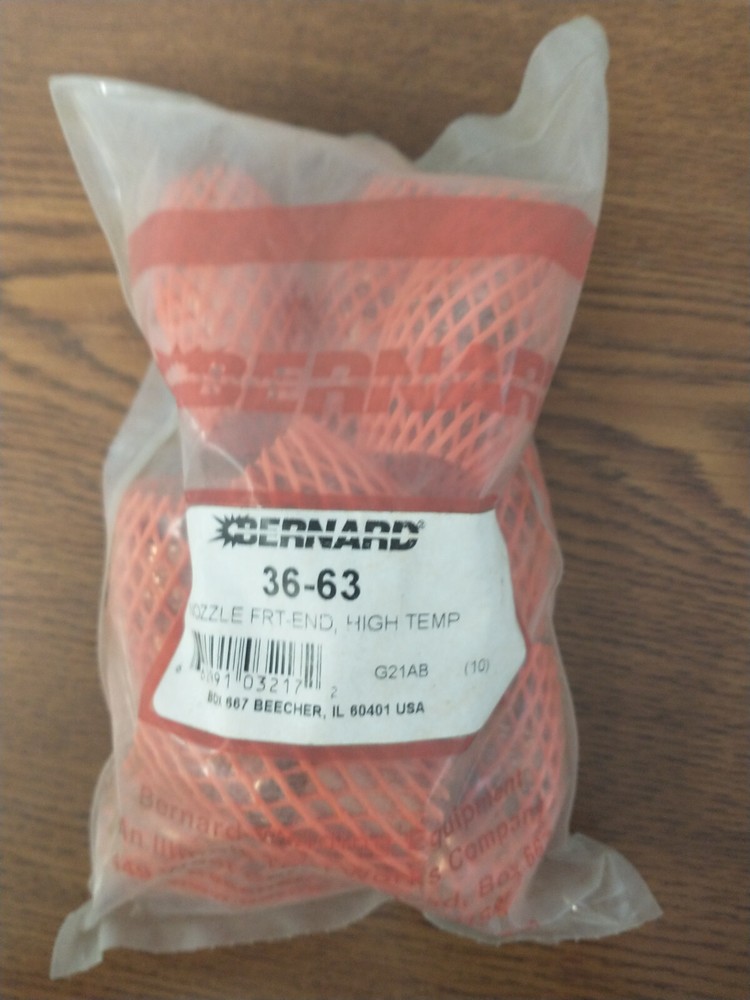 10ea BERNARD 36-63 NOZZLE