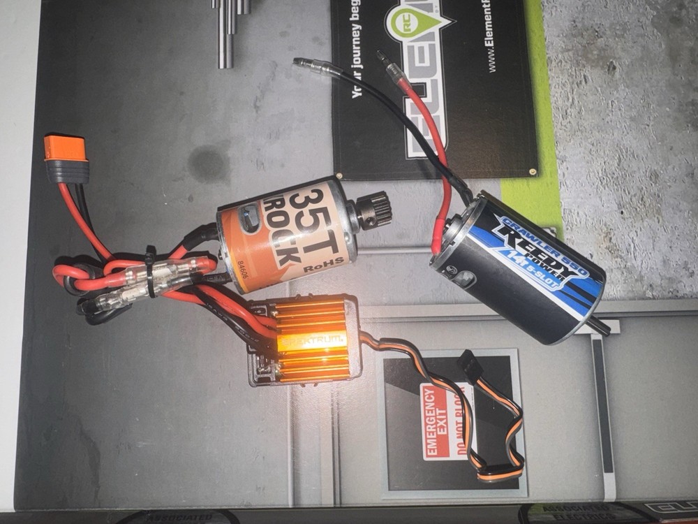 1/10 Crawler Esc and Brushed Motors