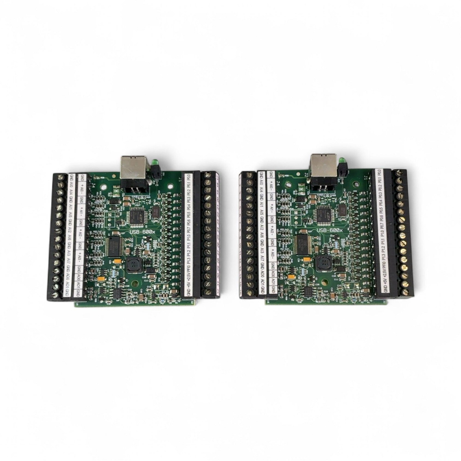 National Instruments USB-6008 191039D-02 Data Aquisition Card (Lot of 2)