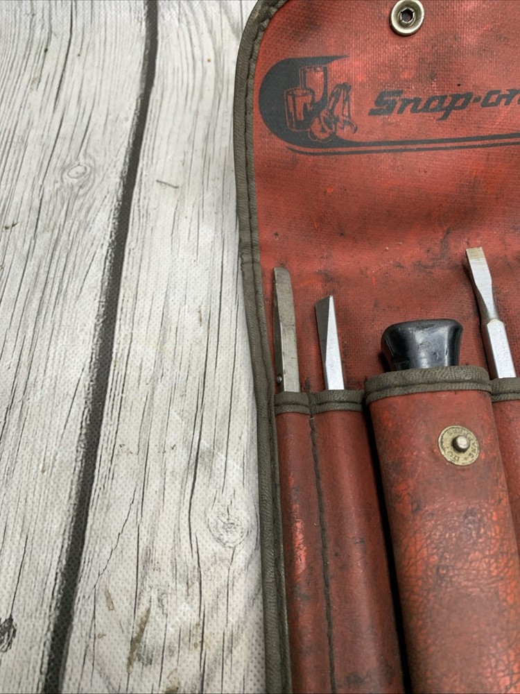 Vintage Snap-On Reversible Screwdriver Set with C-5 Storage Case