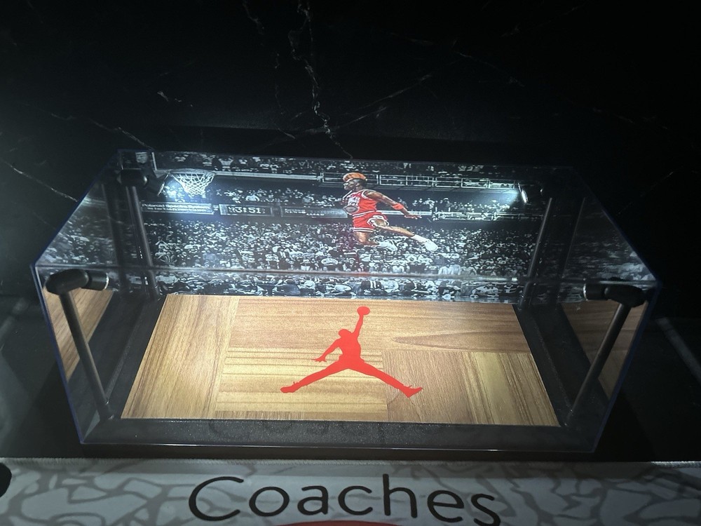 Michael Jordan Custom 2-3 Card PSA Display Case W/ LED Lights
