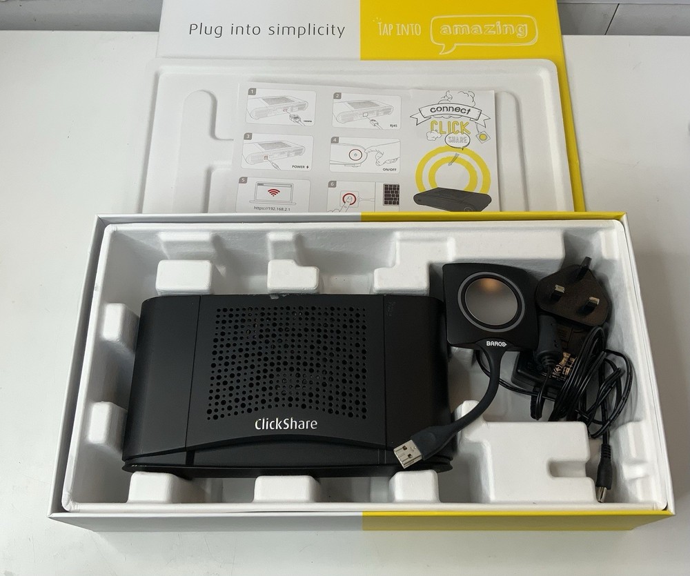 BARCO ClickShare CS‑100 Wireless Presentation System with BOX – R9861510